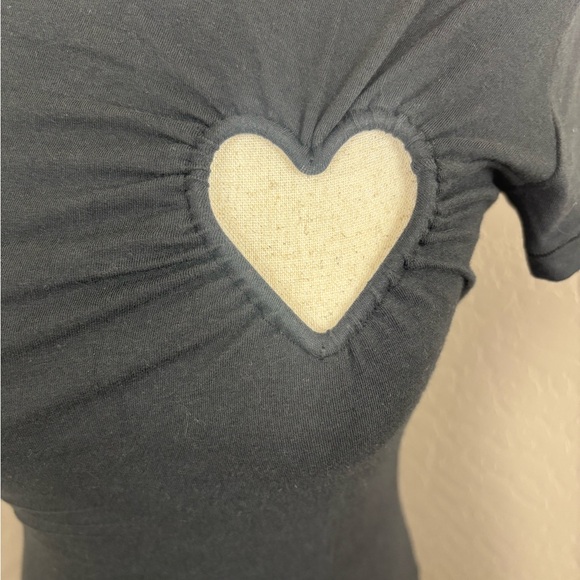 LIMITED EDITION‎ - NWOT - Skims - Cotton Jersey Heart Cut Out Mini Dress - Picture 4 of 8